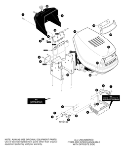 Part Location Diagram of 95270-898 Briggs and Stratton Panel, Access